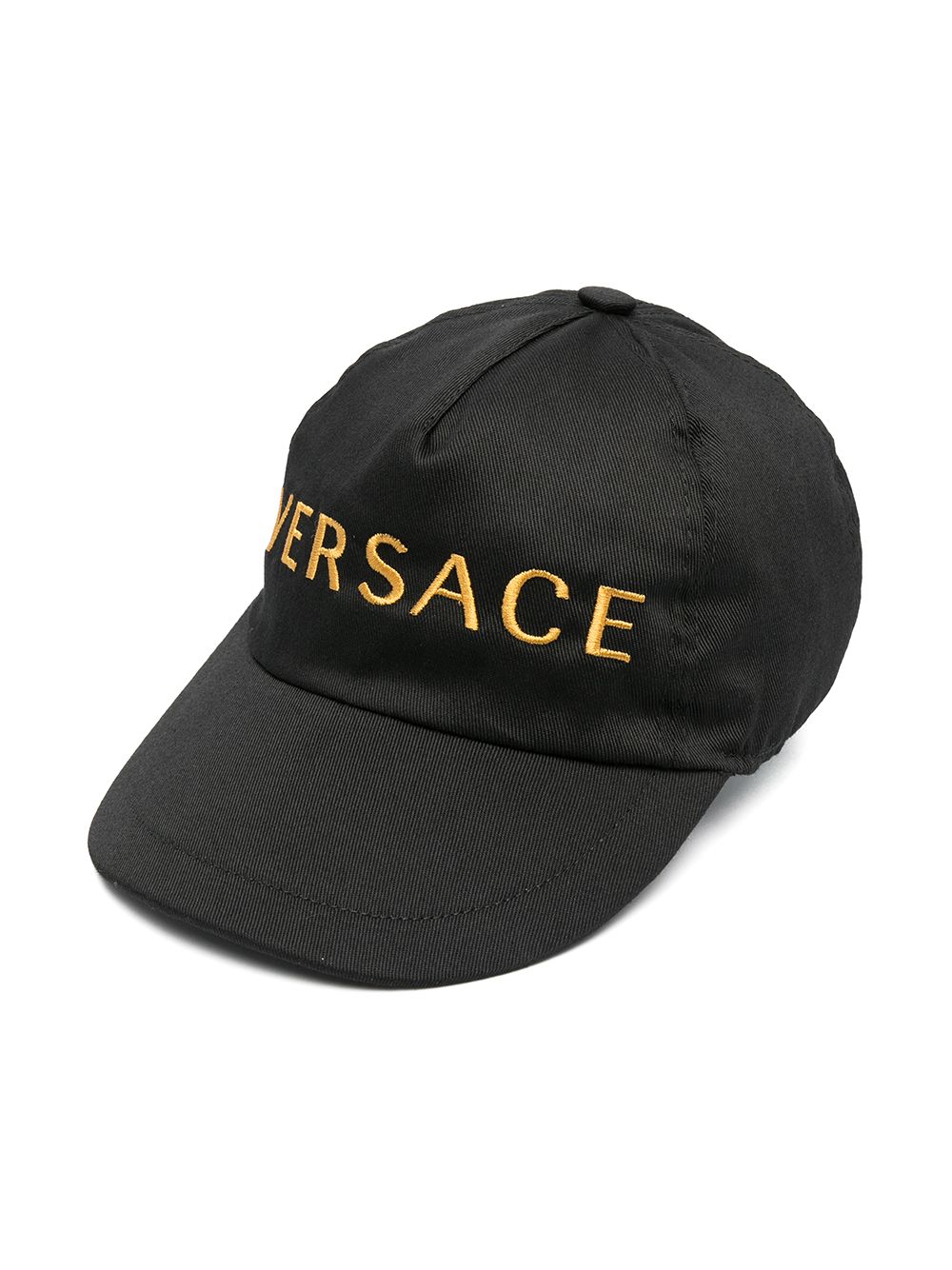 Versace Kids logo-embroidered baseball cap - Black von Versace Kids