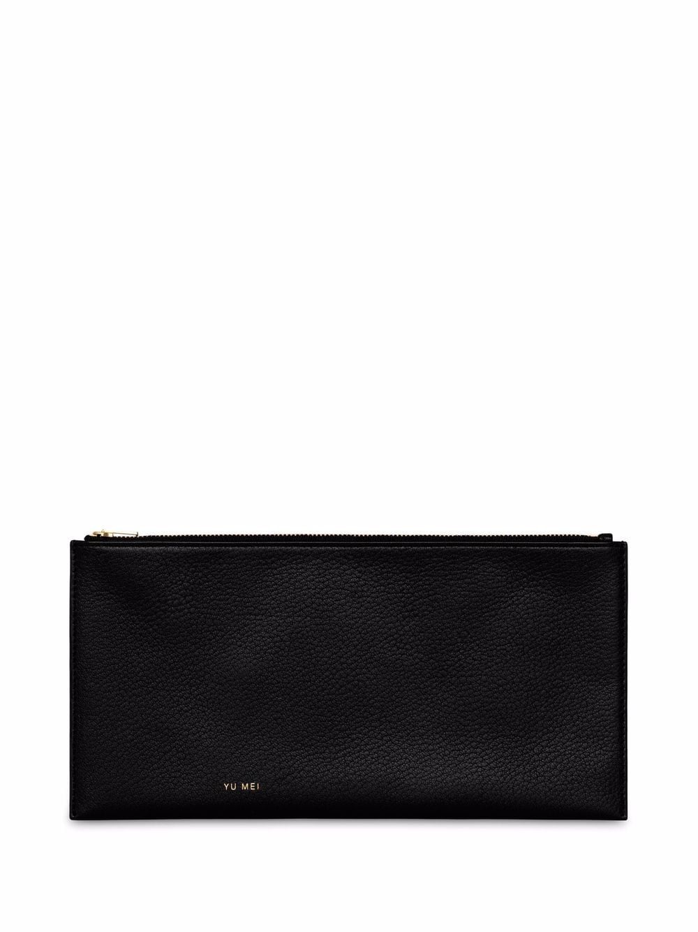 Yu Mei Adrian nappa leather document holder - Black von Yu Mei