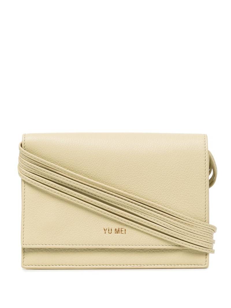 Yu Mei Suki nappa leather clutch bag - Yellow von Yu Mei