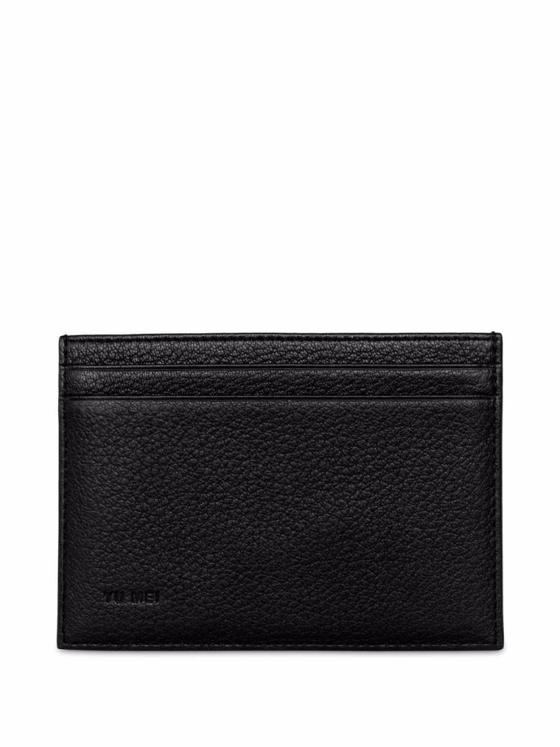 Yu Mei nappa leather cardholder - Black von Yu Mei