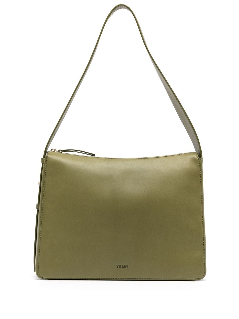 Yu Mei logo-de bossed tote bag - Green von Yu Mei