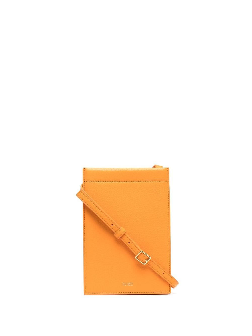 Yu Mei logo-embossed mini bag - Orange von Yu Mei