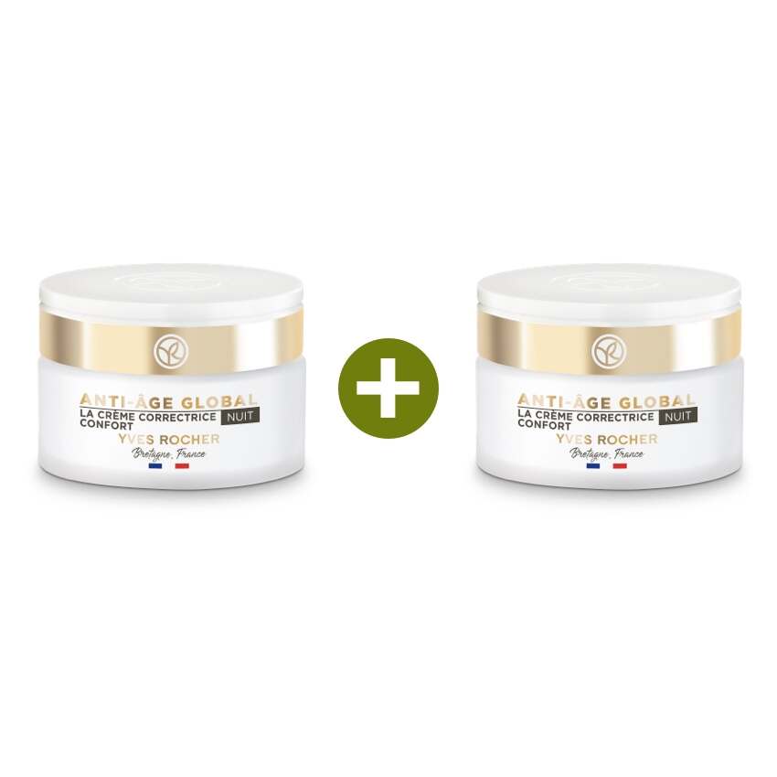 Yves Rocher Nachtcreme - 1 + 1 Korrigierende Verwöhn-Creme Nacht 50ml Yves Rocher Nachtcreme - 1 + 1 Korrigierende Verwöhn-Creme Nacht 50ml von Yves Rocher