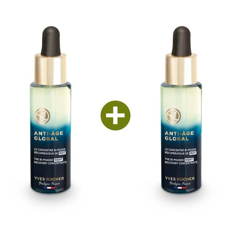 Yves Rocher Serum & Kur - 1 + 1 Regenerierendes 2-Phasen Nachtkonzentrat 30ml von Yves Rocher