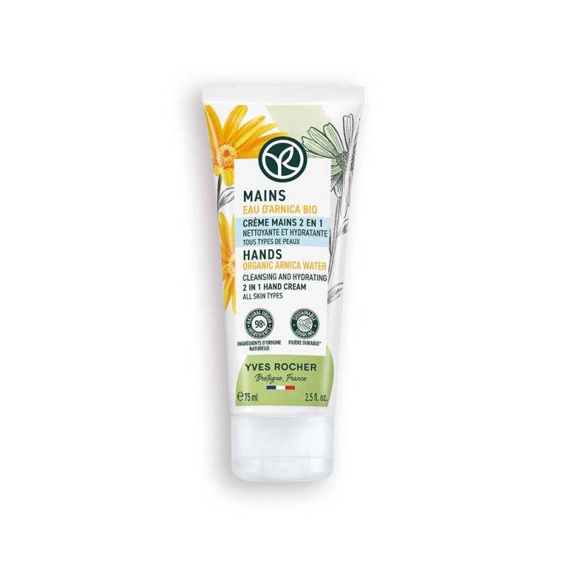 Yves Rocher Handpflege - 2-in-1 Handcreme mit Bio-Arnikawasser von Yves Rocher