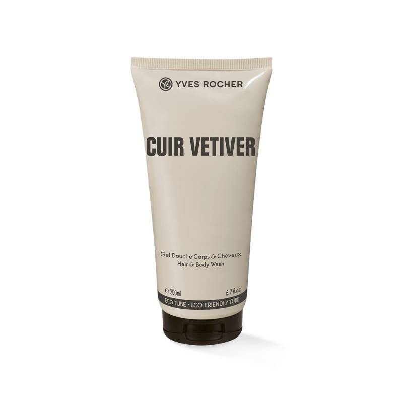 Yves Rocher Duschgel & Haarshampoo - Cuir Vetiver - Dusch-Shampoo von Yves Rocher