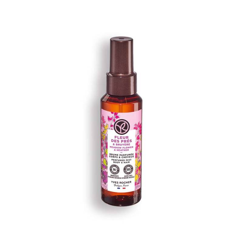 Yves Rocher Haarparfum - Parfümiertes Duftspray Körper & Haare Wildblume & Heidekraut von Yves Rocher
