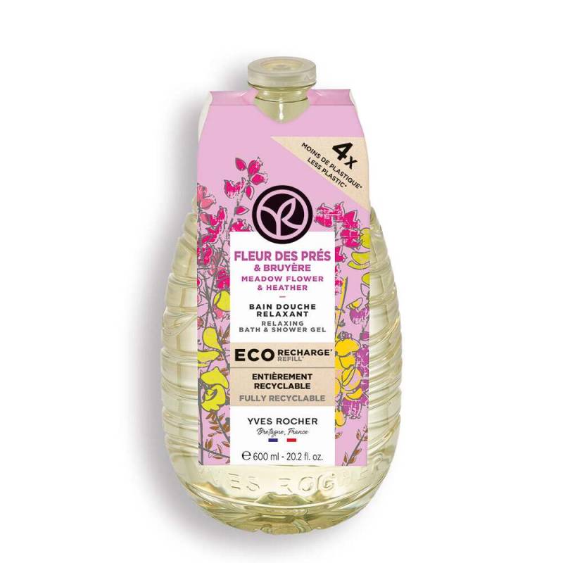 Yves Rocher Nachfüllpacks Duschgel - Nachfüllpack Duschbad Wiesenblume & Heidekraut von Yves Rocher