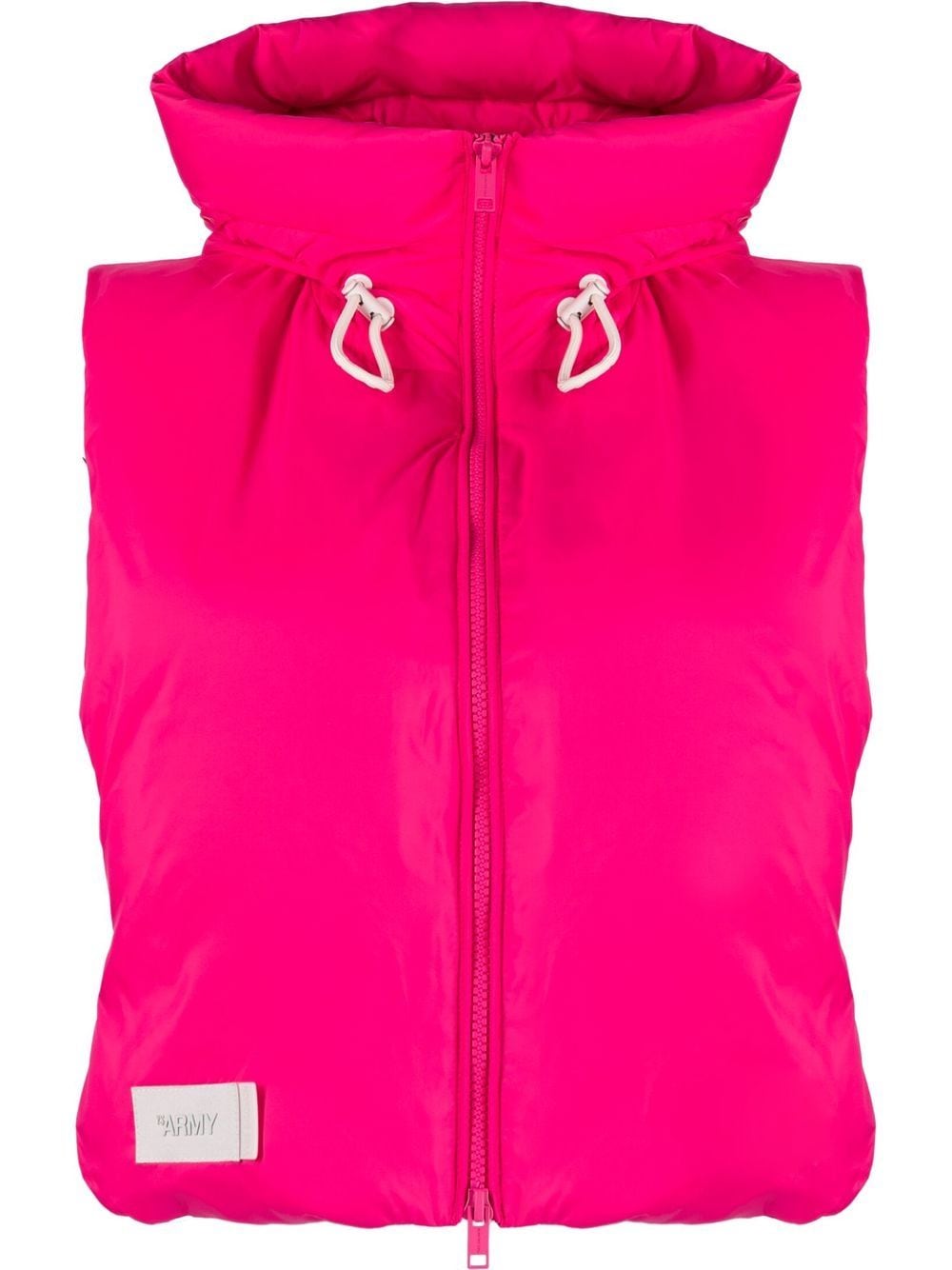 Yves Salomon hooded sleeveless gilet - Pink von Yves Salomon