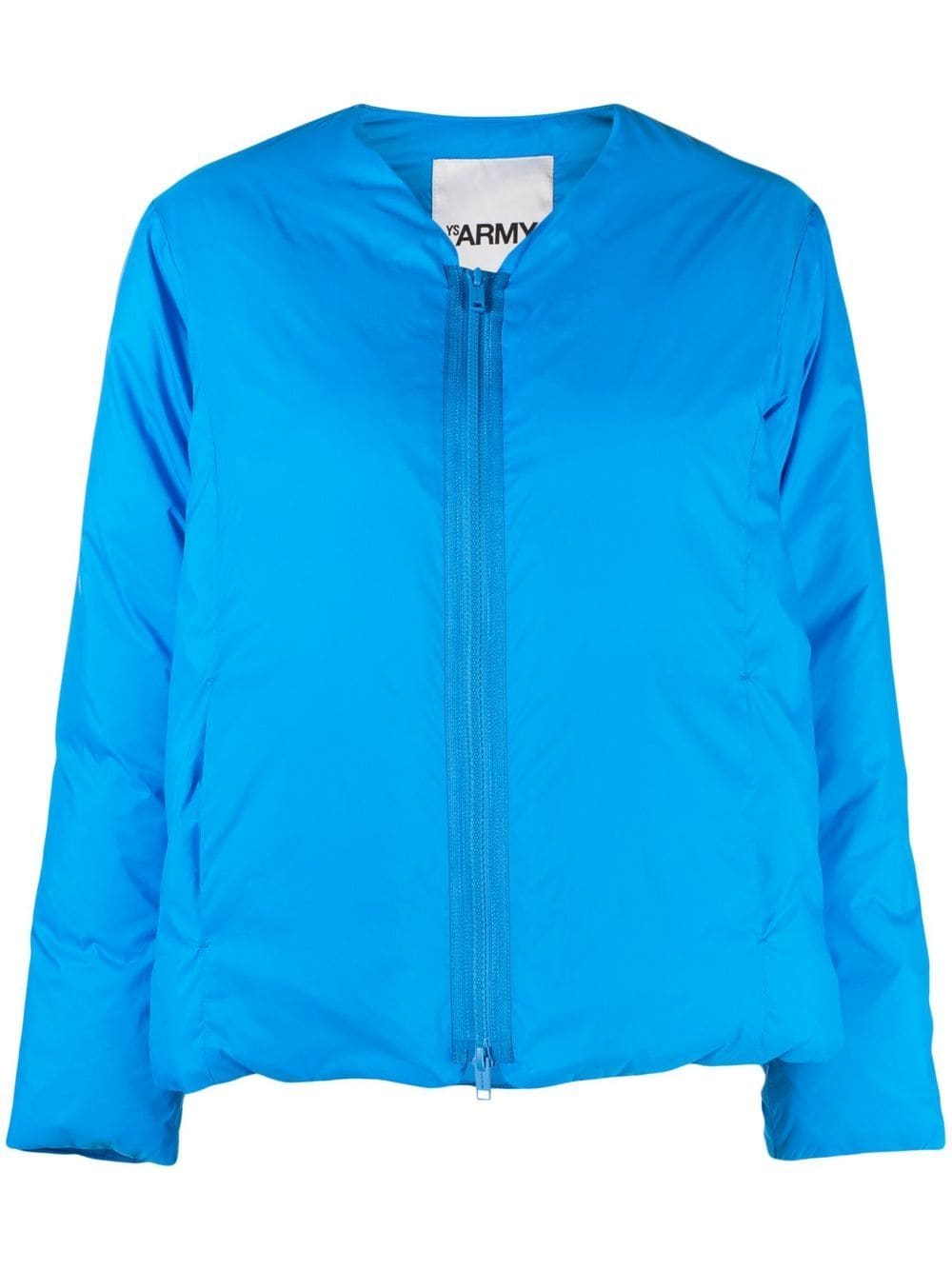 Yves Salomon padded zip-fastening jacket - Blue von Yves Salomon