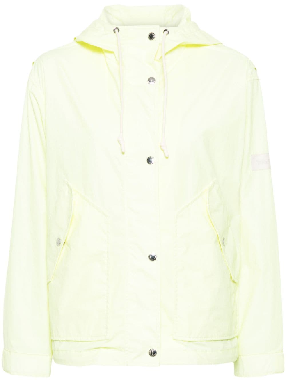 Yves Salomon press-stud hooded jacket - Yellow von Yves Salomon