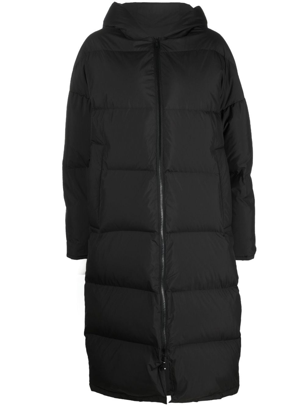 Yves Salomon reversible hooded down parka - Black von Yves Salomon