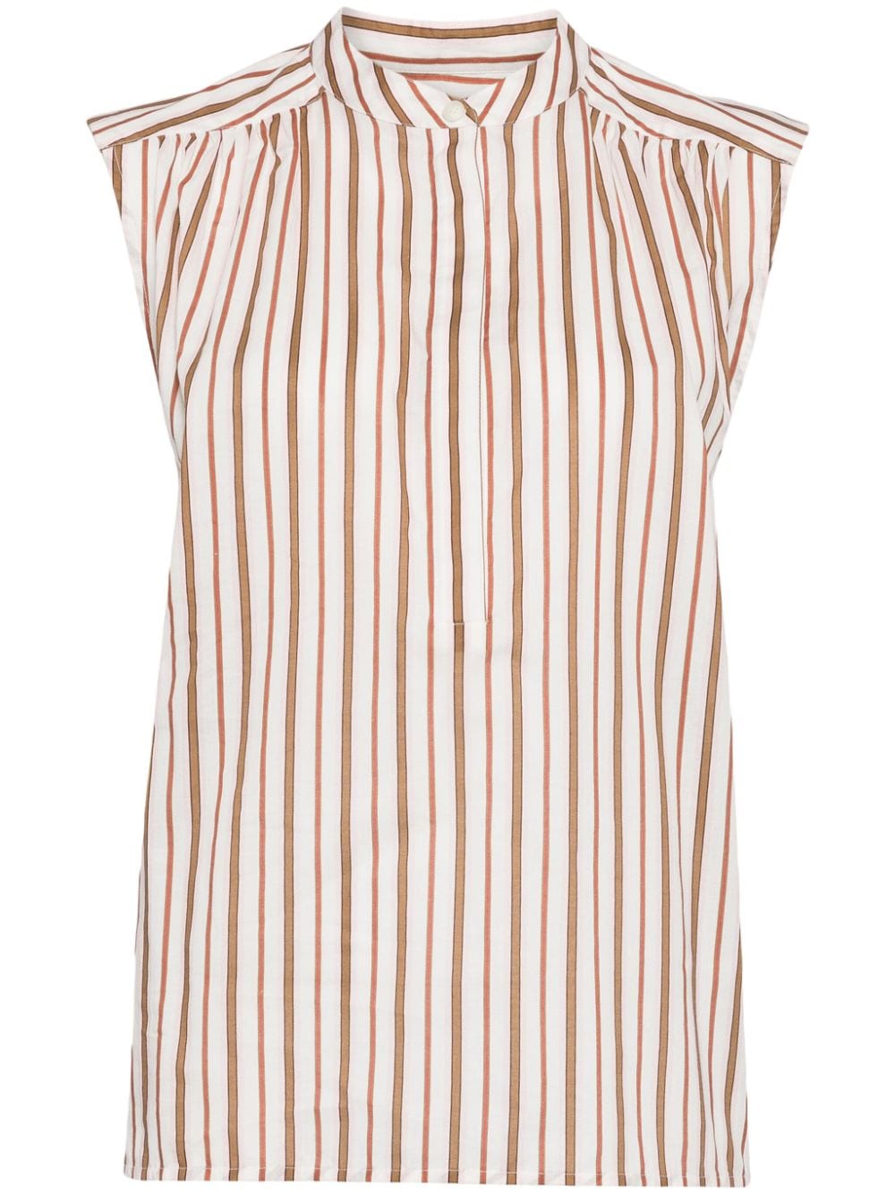 Yves Salomon striped sleeveless blouse - Pink von Yves Salomon