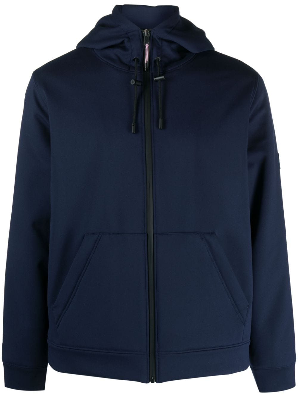 Yves Salomon zip-up hooded jacket - Blue von Yves Salomon