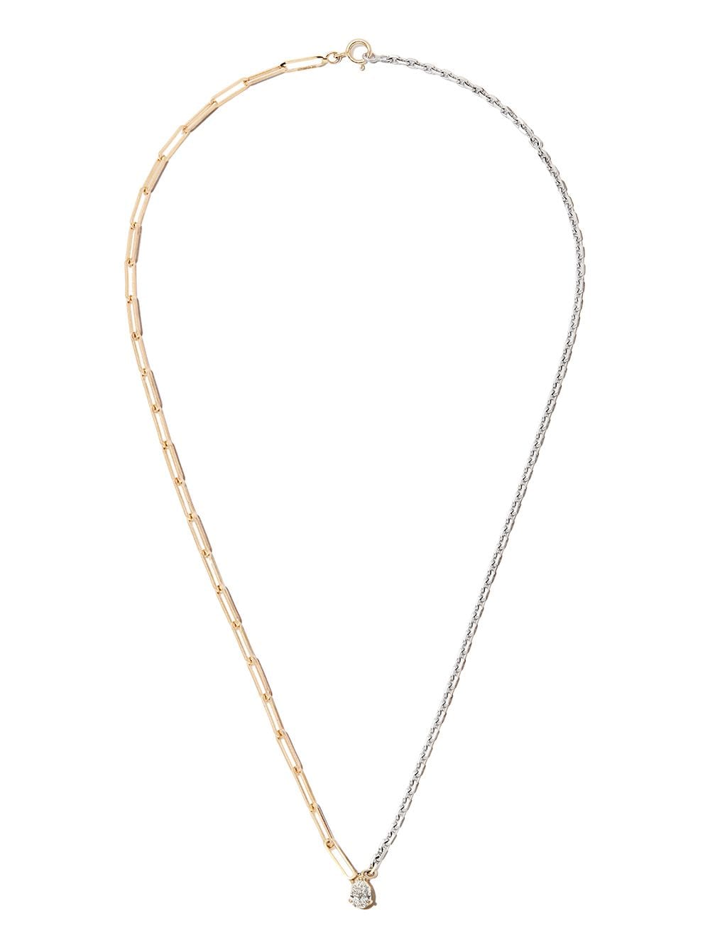 Yvonne Léon 18kt yellow gold pear-diamond necklace von Yvonne Léon