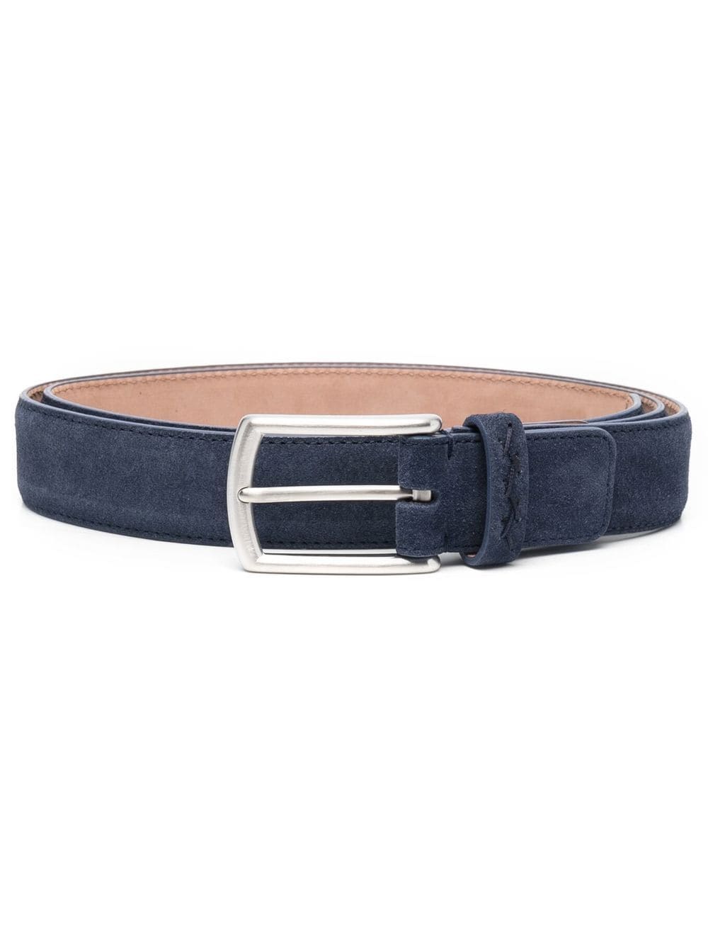 Zegna buckle-fastening leather belt - Blue von Zegna