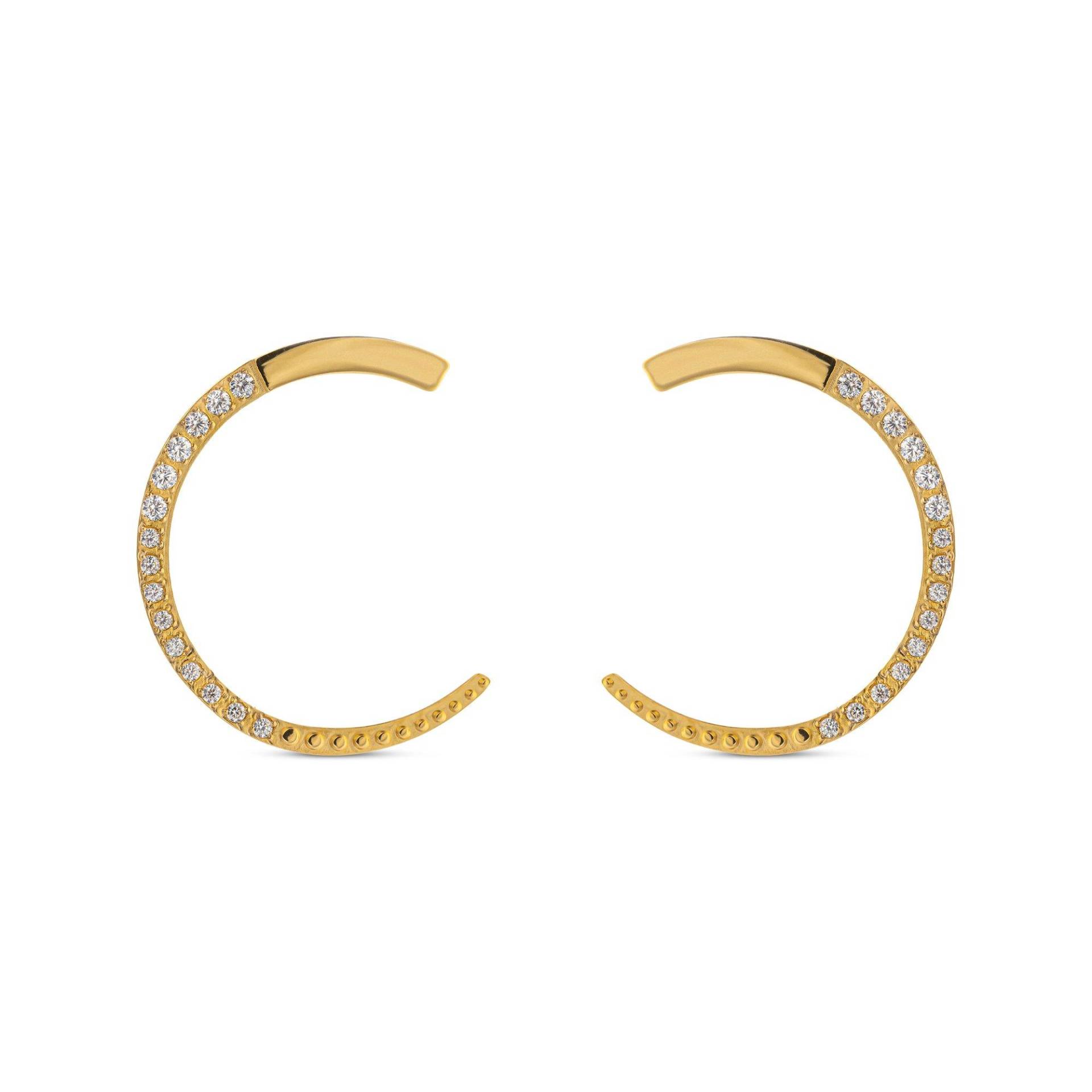 Ohrringe Damen Goldfarben 20mm von ZAG Bijoux