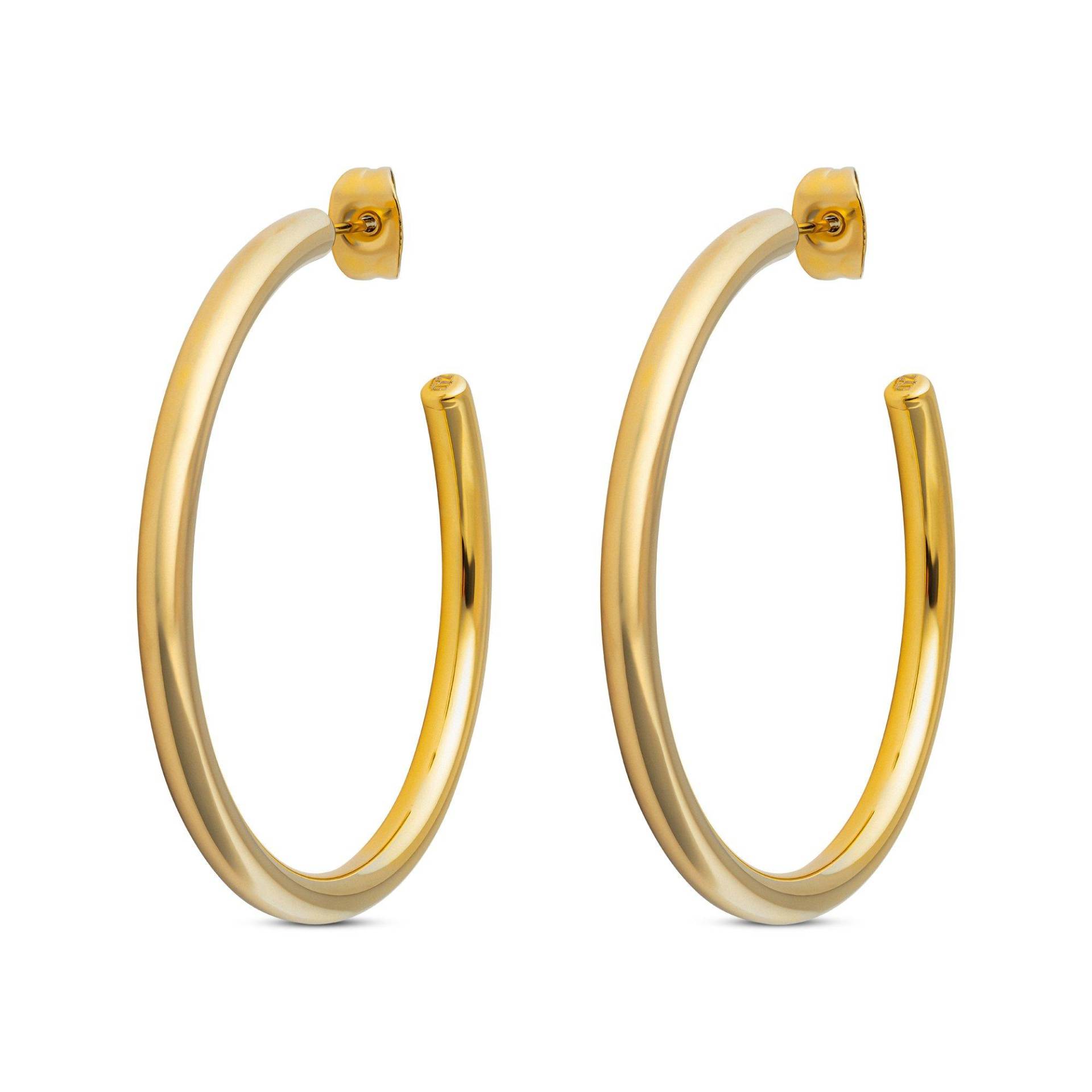 Ohrringe Damen Goldfarben 40mm von ZAG Bijoux