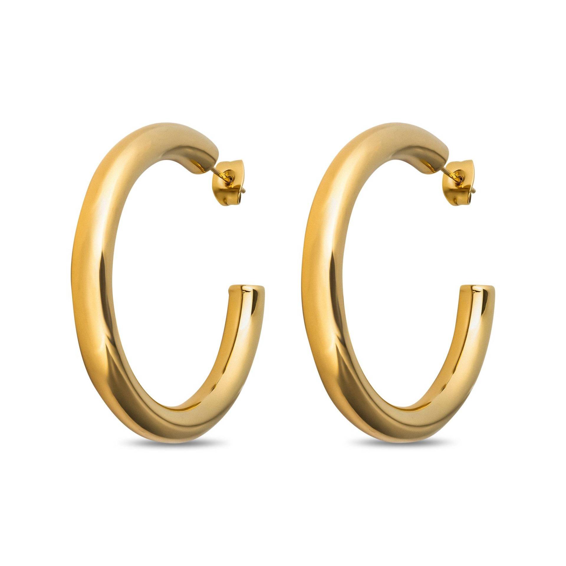 Ohrringe Damen Goldfarben 40mm von ZAG Bijoux