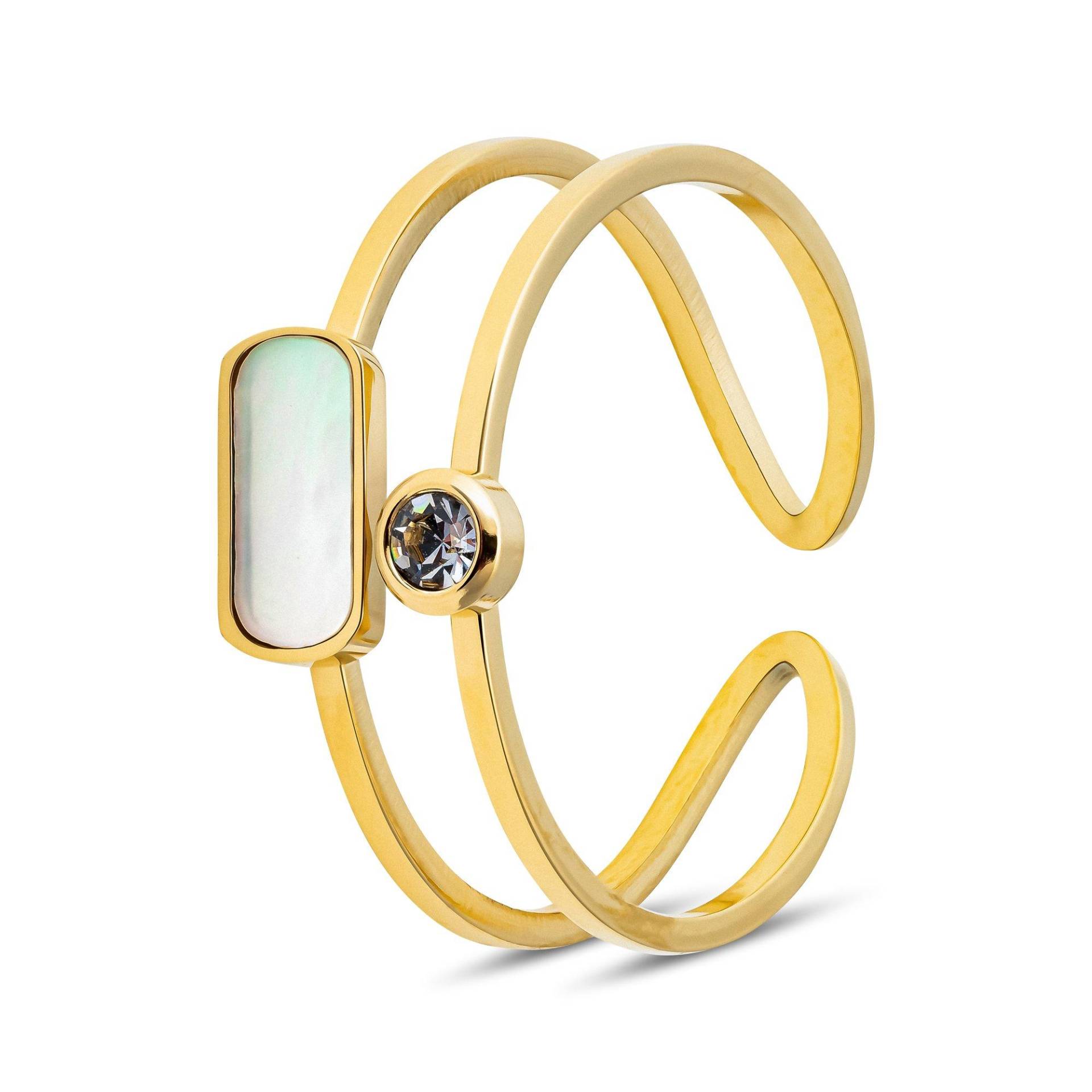 Ring Damen Goldfarben Verstellbar von ZAG Bijoux