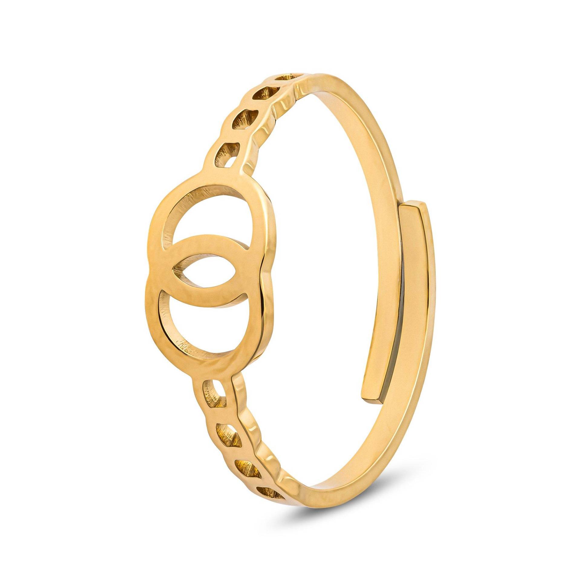 Ring Damen Goldfarben Verstellbar von ZAG Bijoux