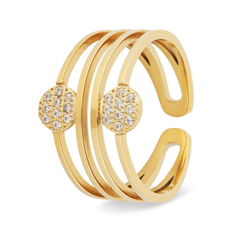 Ring Damen Goldfarben Verstellbar von ZAG Bijoux