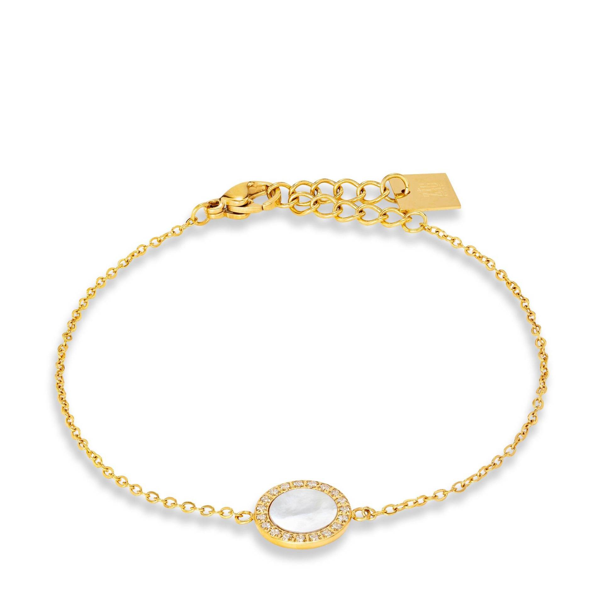 Armband Damen Goldfarben 19cm von ZAG