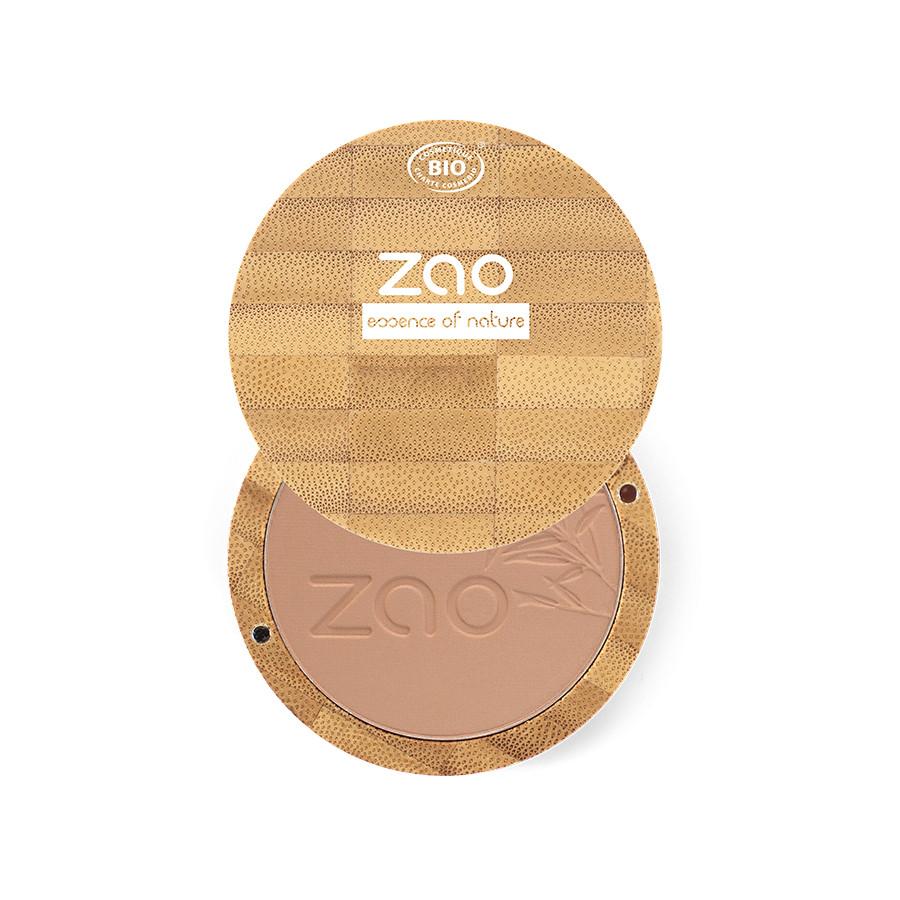 Kompaktpuder - Bio-zertifiziert, Vegan Und Nachfüllbar Damen Milchschokolade 1 pezzo von ZAO MAKEUP