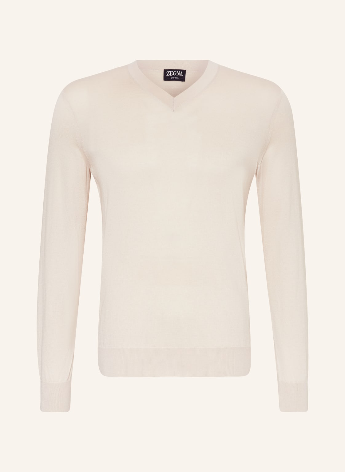 Zegna Cashmere-Pullover Mit Seide beige von ZEGNA