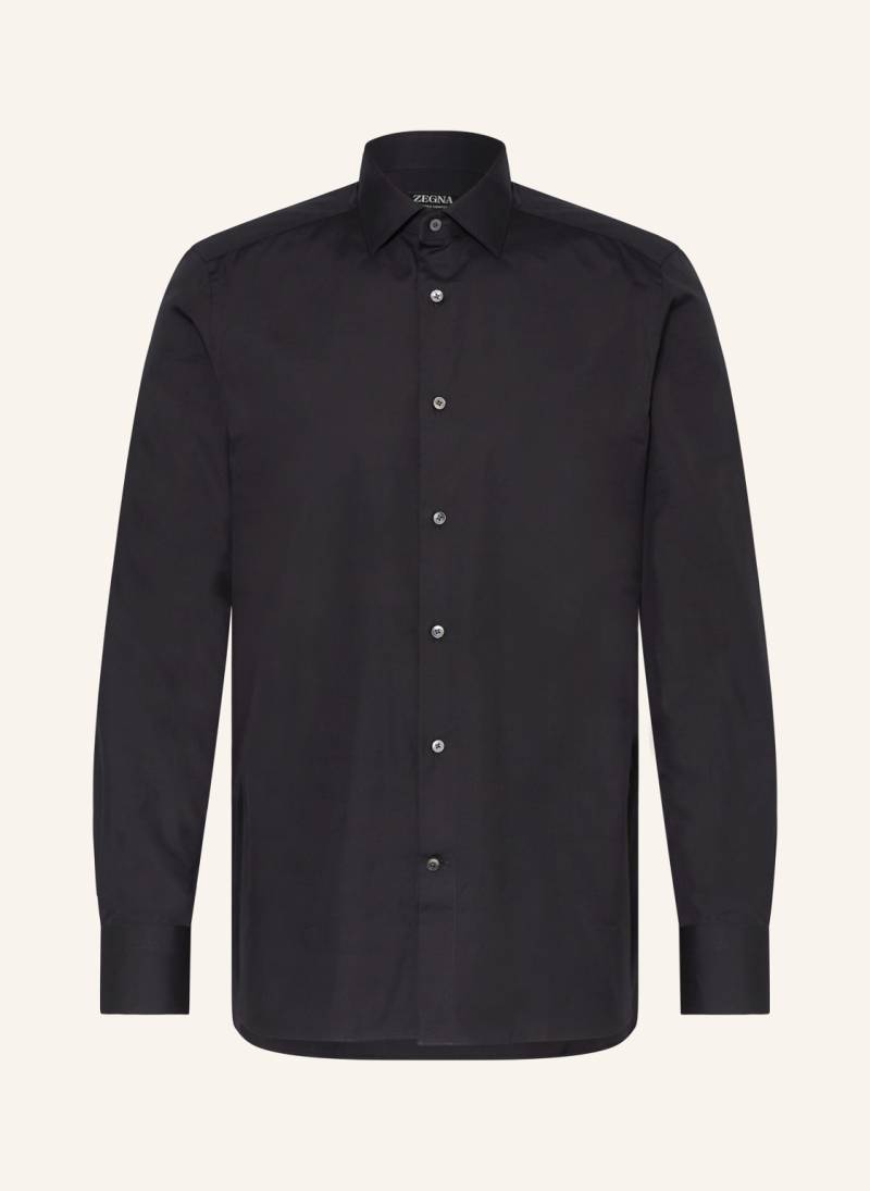 Zegna Hemd Regular Fit blau von ZEGNA