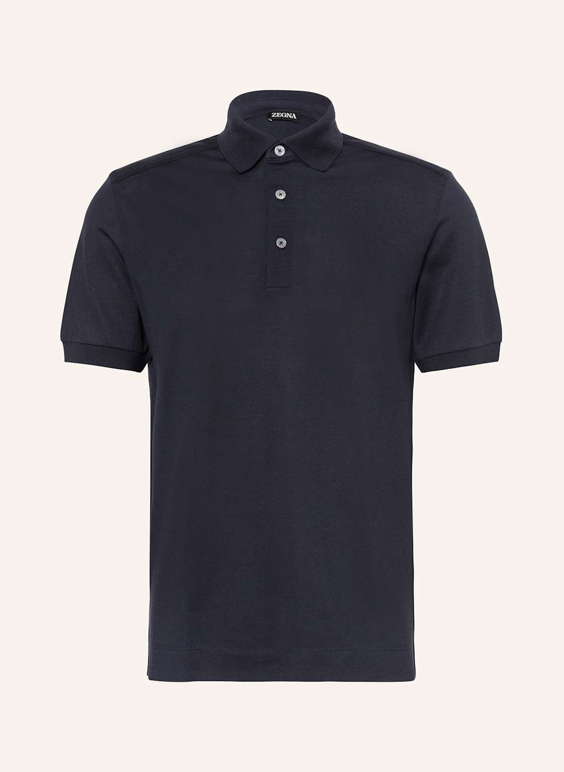 Zegna Jersey-Poloshirt Mit Seide blau Zegna Jersey-Poloshirt Mit Seide blau von ZEGNA