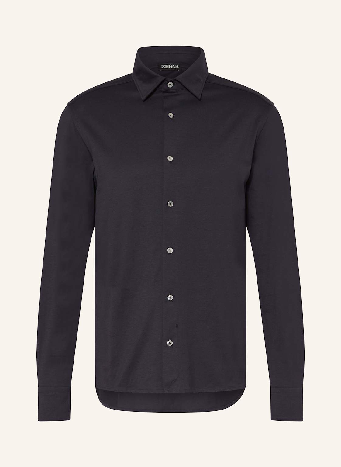 Zegna Jerseyhemd Regular Fit blau Zegna Jerseyhemd Regular Fit blau von ZEGNA