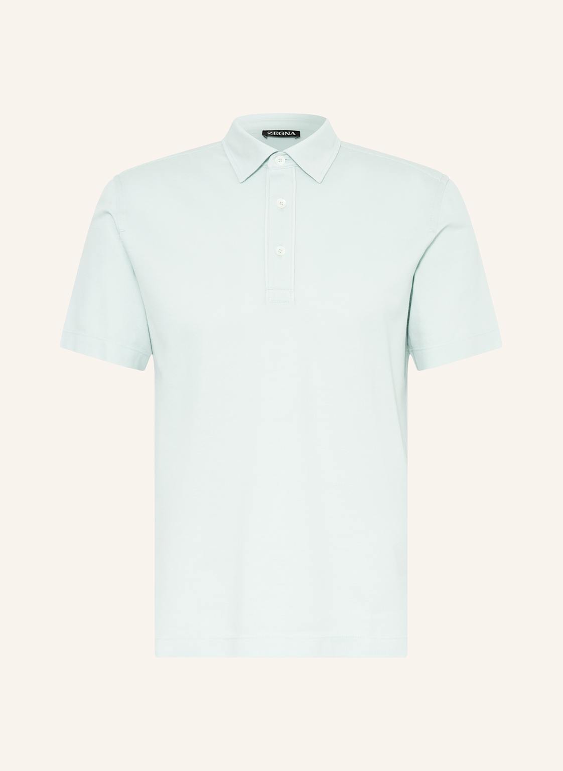 Zegna Piqué-Poloshirt blau Zegna Piqué-Poloshirt blau von ZEGNA