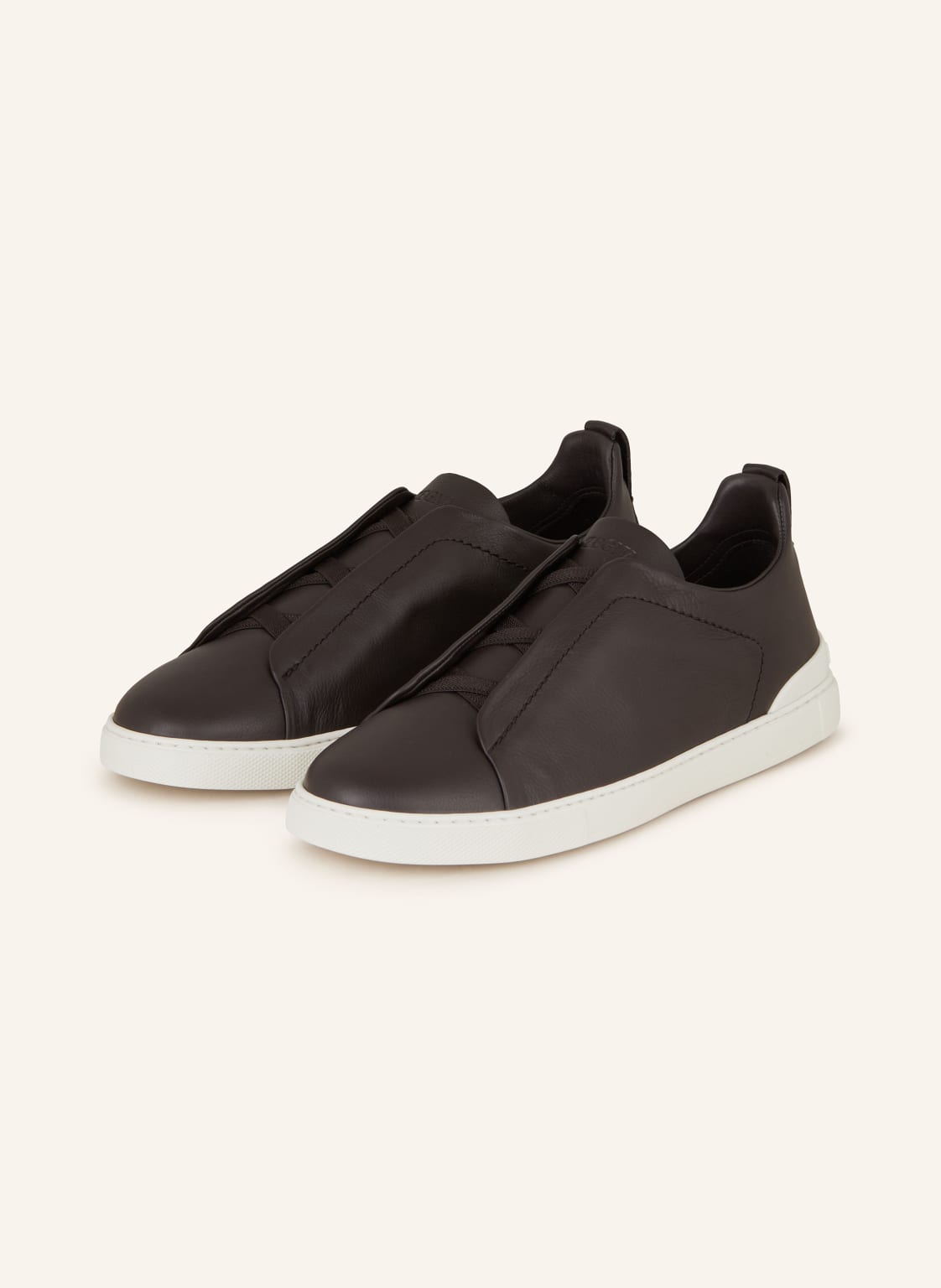 Zegna Slip-On-Sneaker Triple Stitch schwarz von ZEGNA