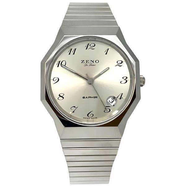 ZENO Octo Saphir 35 Herren Edelstahl mit Datum ZENO Octo Saphir 35 Herren Edelstahl mit Datum von ZENO Swiss