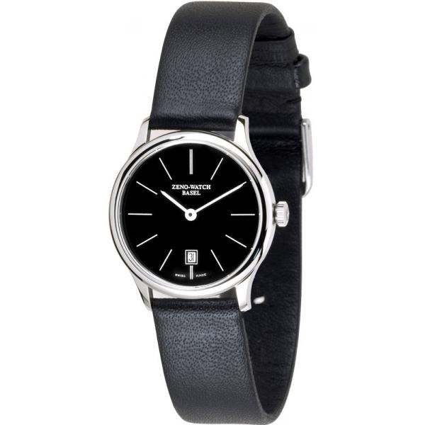 ZENO-WATCH BASEL, Bauhaus Damenuhr Quartz schwarz ZENO-WATCH BASEL, Bauhaus Damenuhr Quartz schwarz von ZENO Swiss