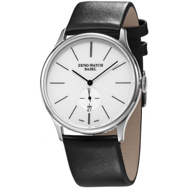 ZENO-WATCH BASEL, Bauhaus Quartuhr weiss ZENO-WATCH BASEL, Bauhaus Quartuhr weiss von ZENO Swiss