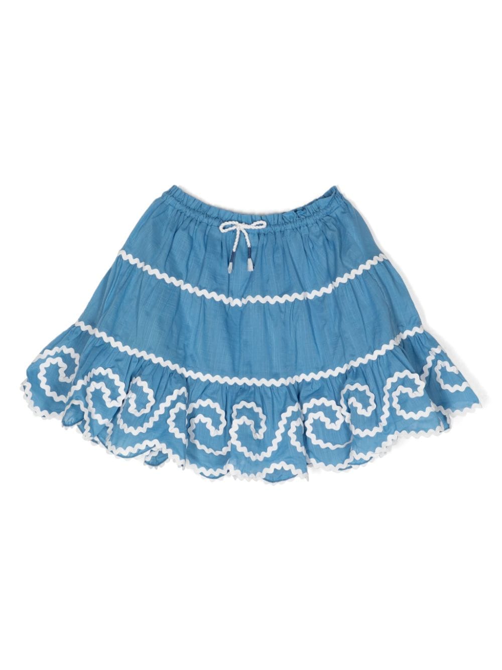 ZIMMERMANN Kids Alight Flip drawstring skirt - Blue von ZIMMERMANN Kids