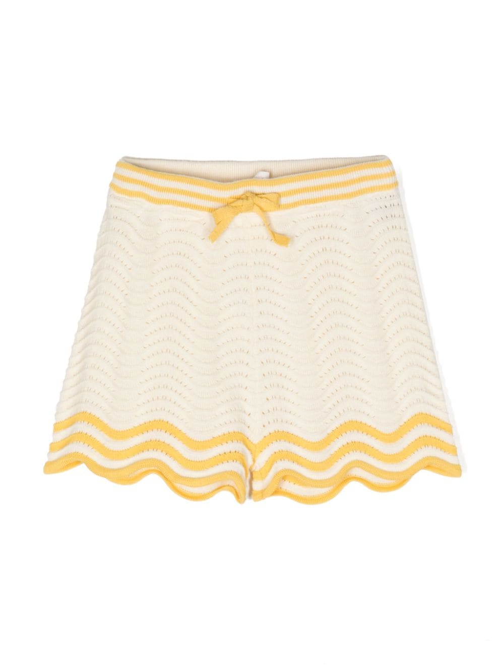 ZIMMERMANN Kids Alight knitted shorts - Yellow von ZIMMERMANN Kids