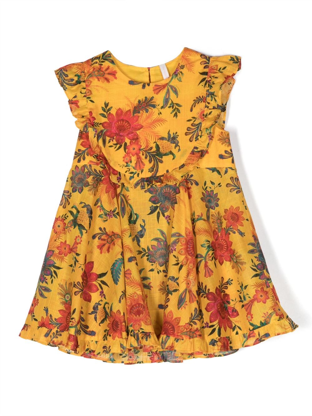 ZIMMERMANN Kids floral-print sleeveless dress - Yellow von ZIMMERMANN Kids