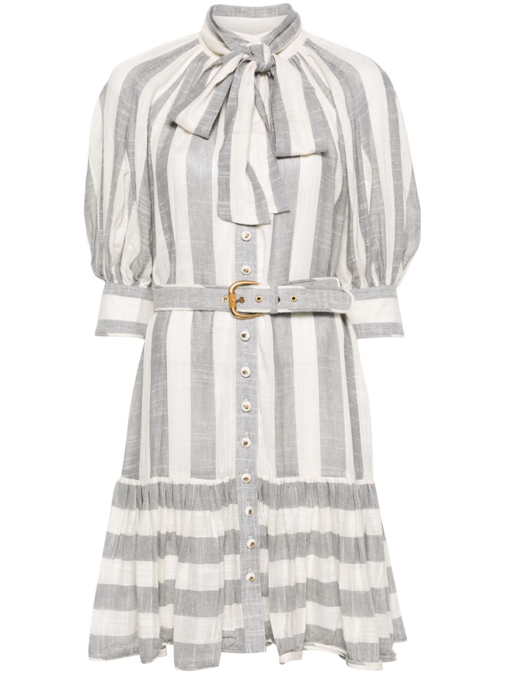 ZIMMERMANN Matchmaker Swing striped dress - Blue von ZIMMERMANN