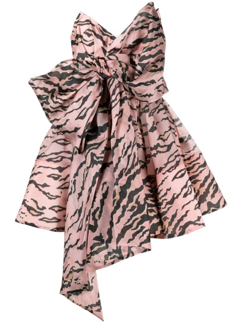 ZIMMERMANN Matchmaker oversize-bow minidress - Pink von ZIMMERMANN