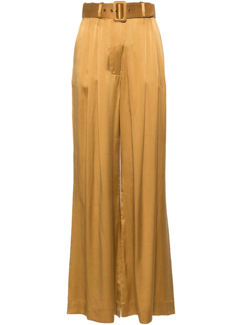 ZIMMERMANN wide-leg silk trousers - Brown von ZIMMERMANN