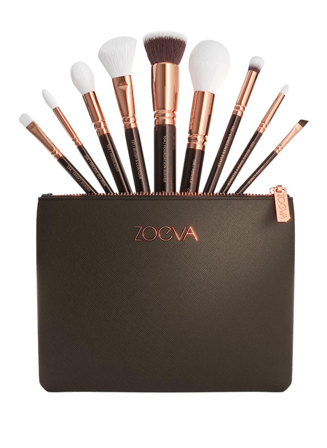 Zoeva The Complete Brush Set - Rosé Golden Edition Pinsel Set von ZOEVA