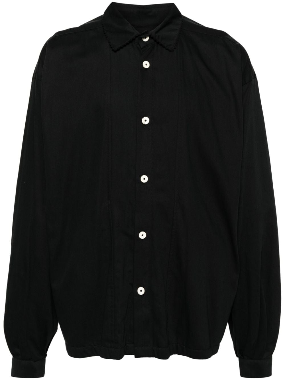 ZSIGMOND graphic-print cotton shirt - Black von ZSIGMOND