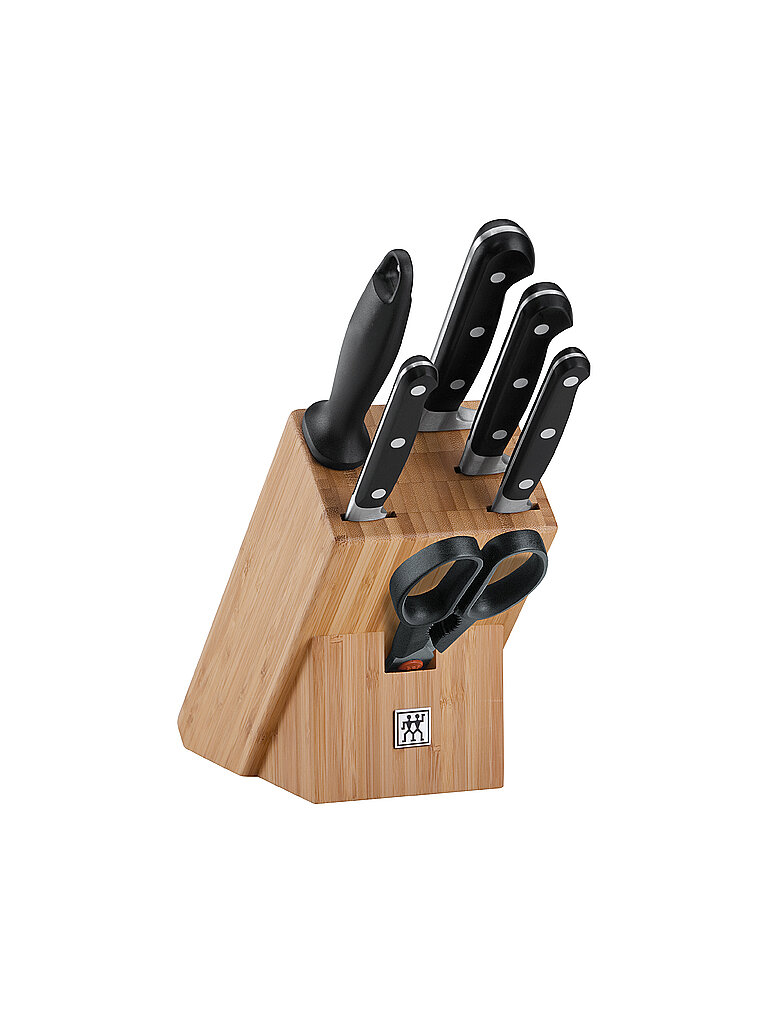 ZWILLING Messerblock Set 7tlg. PROFESSIONAL S  Bambus braun von ZWILLING
