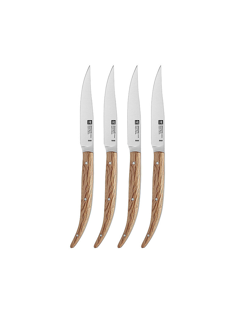 ZWILLING Steakmesser Set 4tlg Holmoak braun von ZWILLING