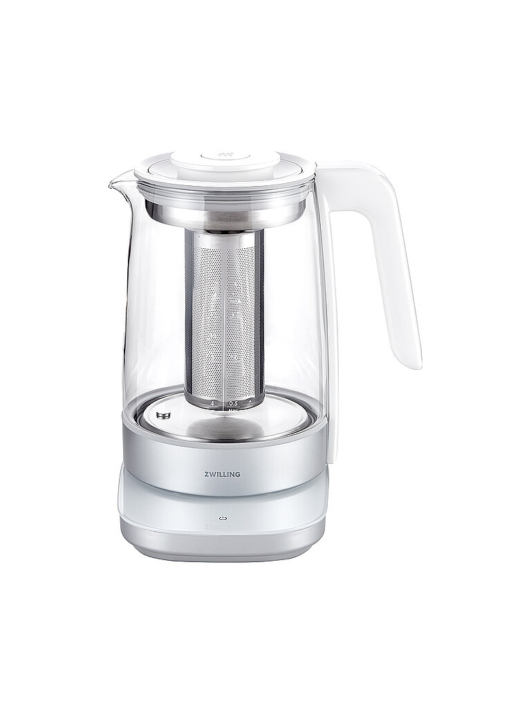 ZWILLING Wasserkocher mit Teeeinsatz 1,7l Glas / Weiss weiss von ZWILLING