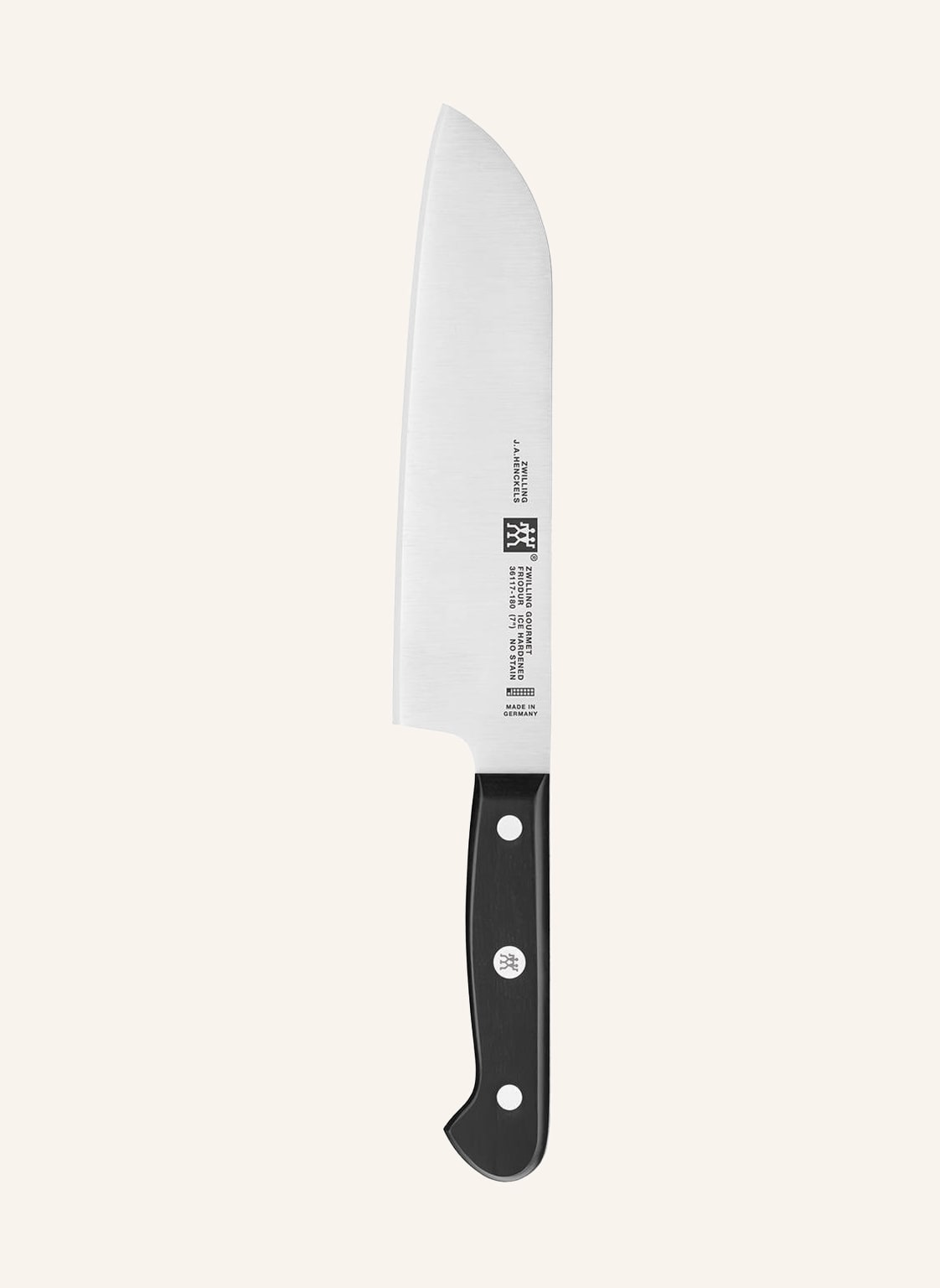 Zwilling Santokumesser Gourmet schwarz von ZWILLING