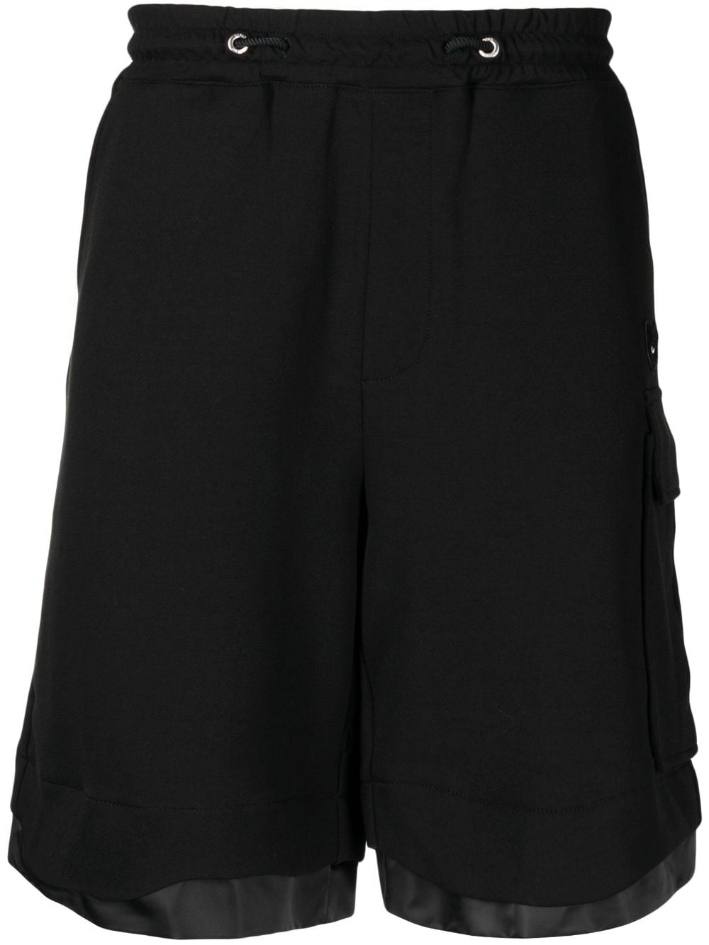 ZZERO BY SONGZIO Panther drawstring cargo shorts - Black von ZZERO BY SONGZIO